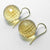 Ohrschmuck 'bubbles' Citrin honig