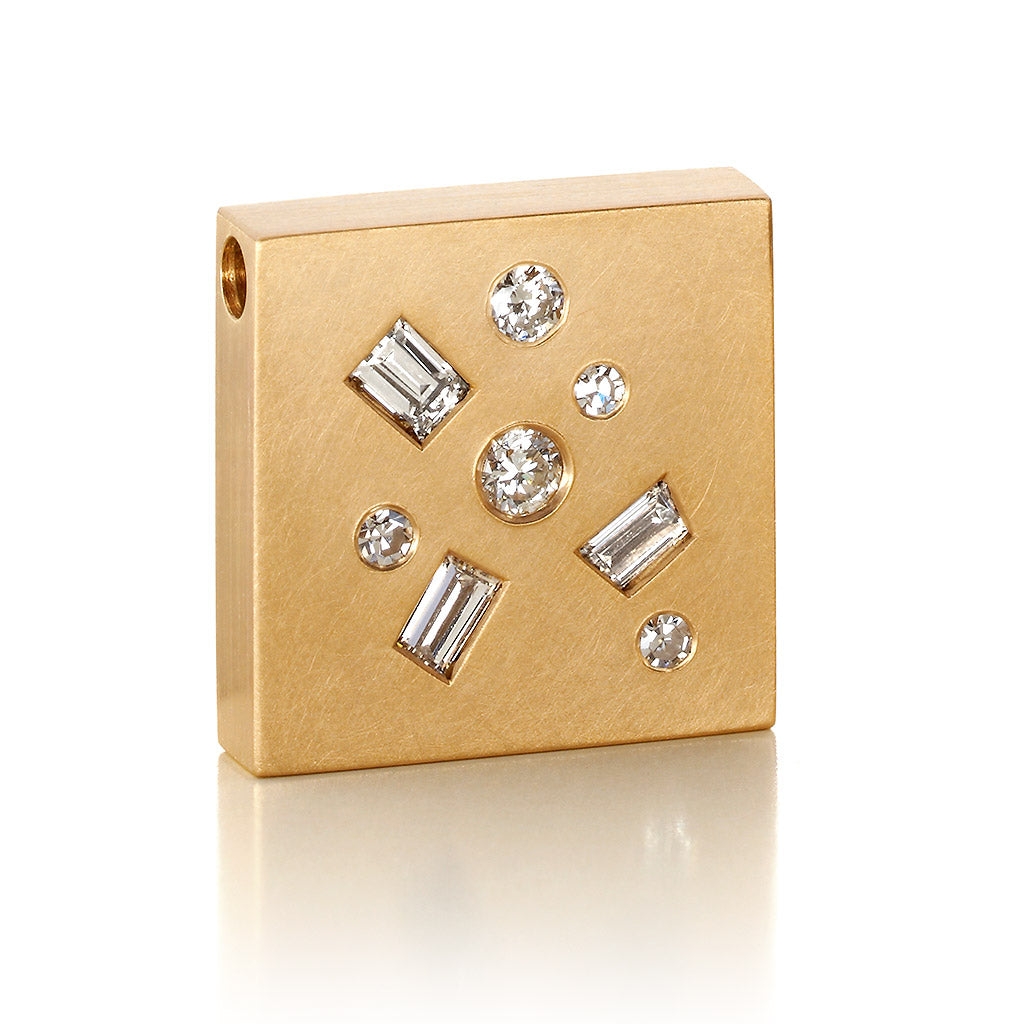 Anhänger Jubiläums-Quadrat N°7