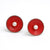 Ohrschmuck Elke Hackner 'Schälchen' rot + Stecker