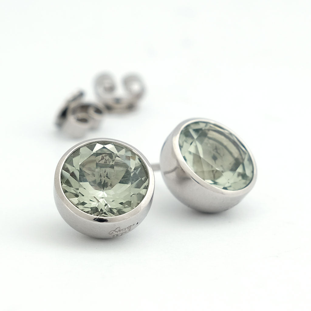 Ohrstecker Georg Spreng 'Blub 10' Citrin mint