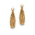 Ohrschmuck Claudia Milic SIARA kurz Gold